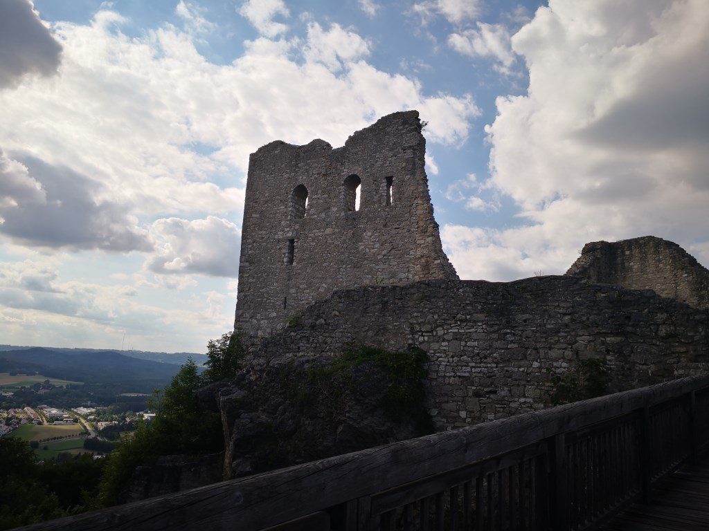 Die Burgruine Wolfstein in Neumarkt in der Oberpfalz
